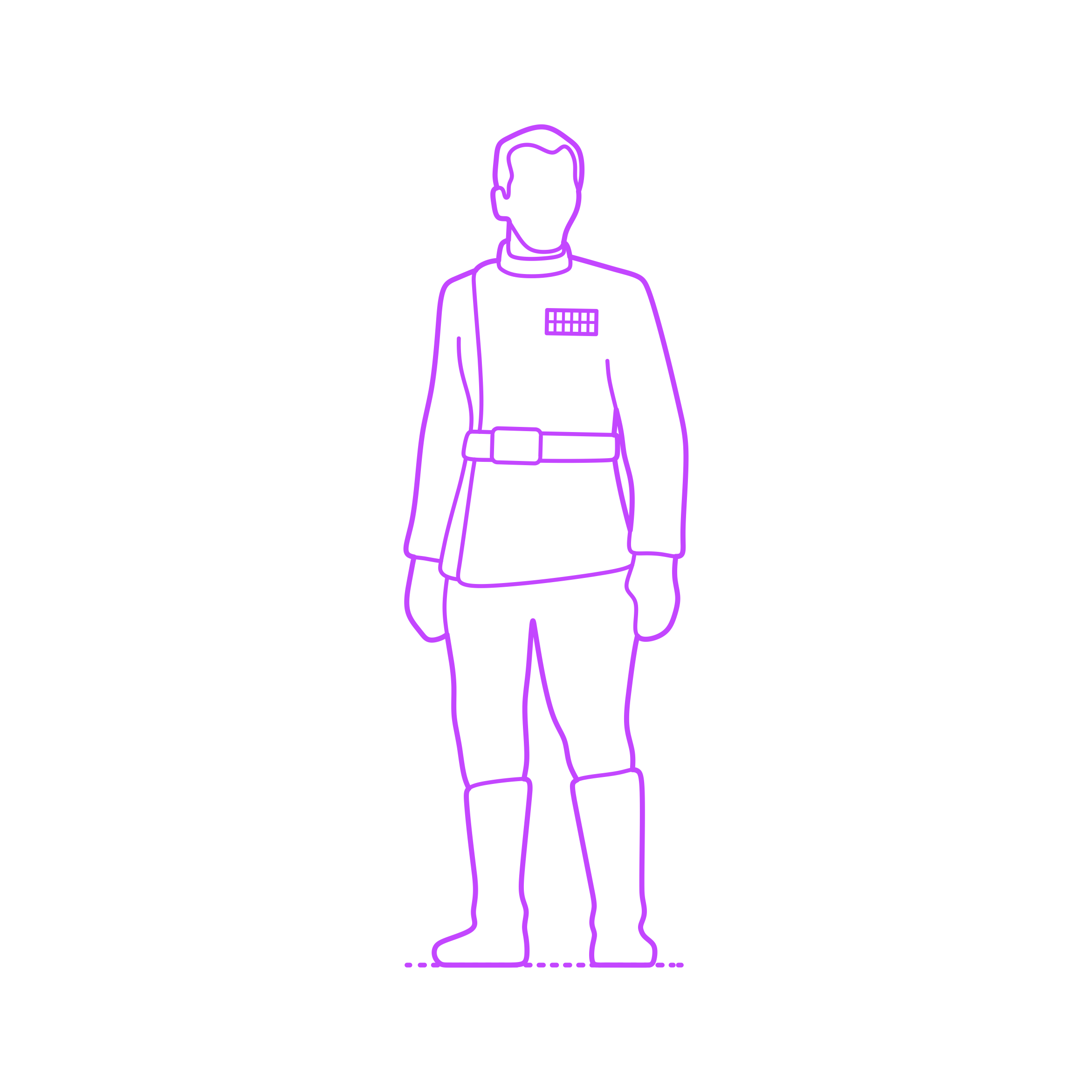 Culture Star Wars Grand Moff Tarkin Contour Svg Vector Free Vectors
